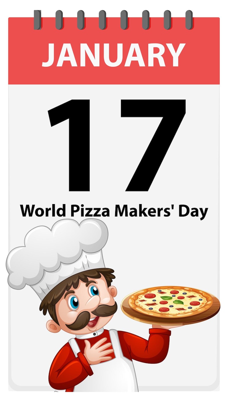 Vector gratuito celebración del día mundial de los fabricantes de pizza