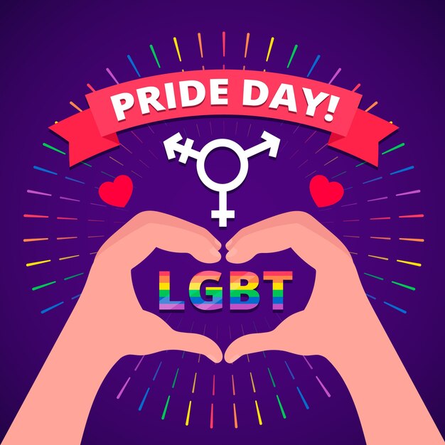 Celebración del evento del día del orgullo