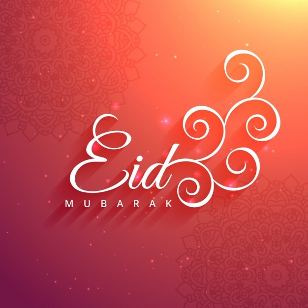 Celebración islámica del festival eid mubarak