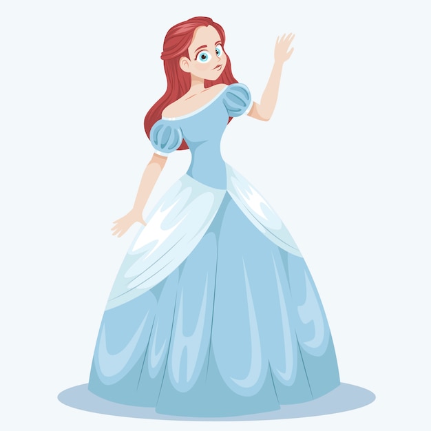 Cenicienta en vestido