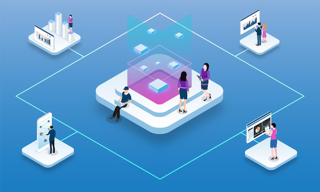 Los centros de datos son centros de datos para servir aplicaciones y respaldar la información comercial.