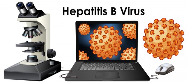 Cerrar objeto aislado del virus de la hepatitis B