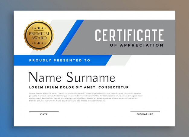 Certificado profesional de empresas multipropósito.