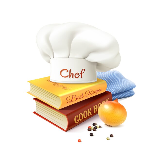 Chef y concepto de cocina