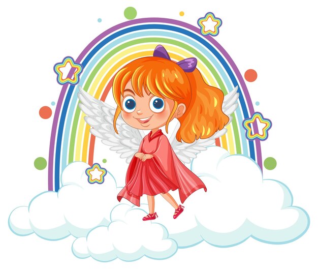 La chica con el arco iris