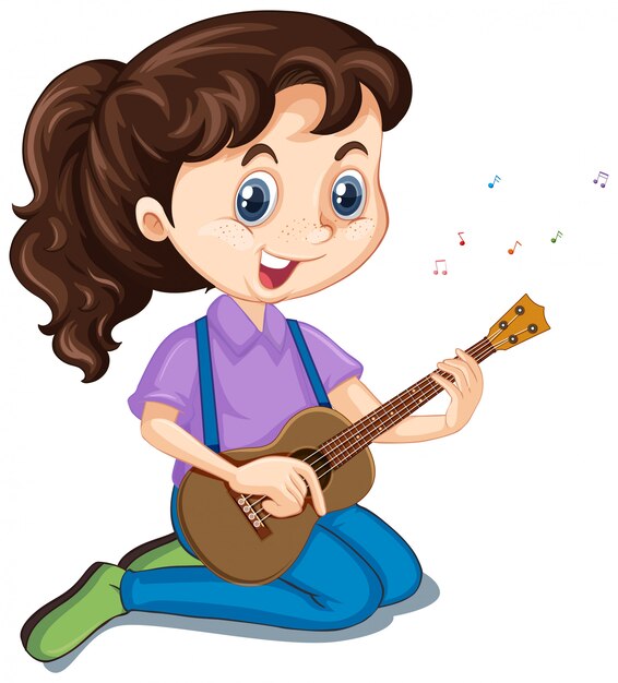 Chica con guitarra