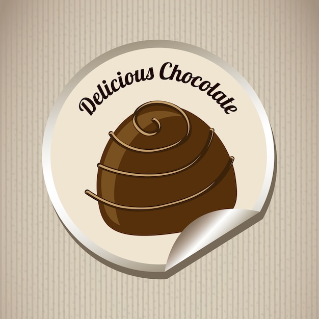 Vector gratuito chocolate