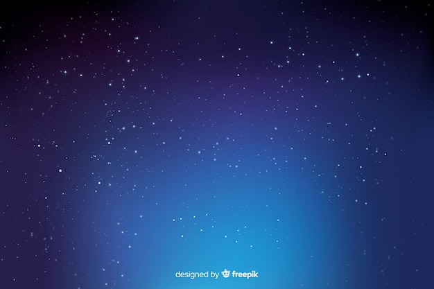 Cielo con fondo degradado comienza