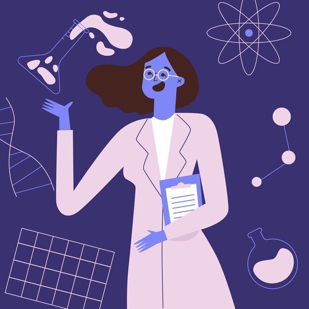 Científica mujer
