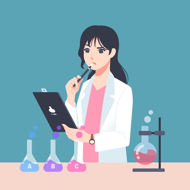 Científica mujer