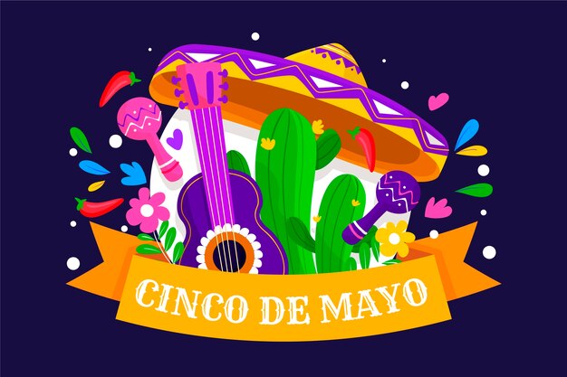 Cinco de mayo con guitarra