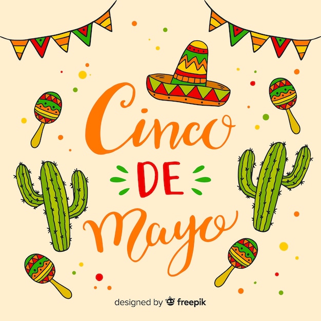 Vector gratuito cinco de mayo