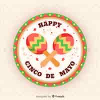 Vector gratuito cinco de mayo