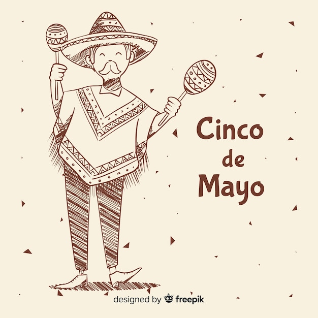 Vector gratuito cinco de mayo