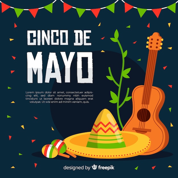 Vector gratuito cinco de mayo