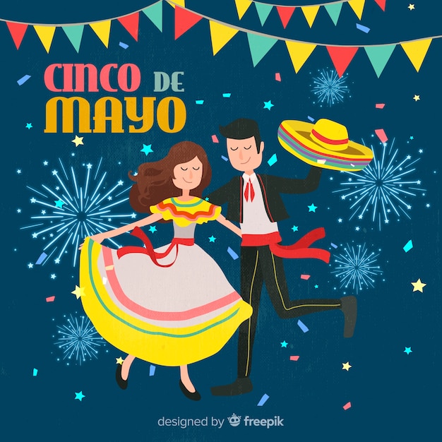 Vector gratuito cinco de mayo