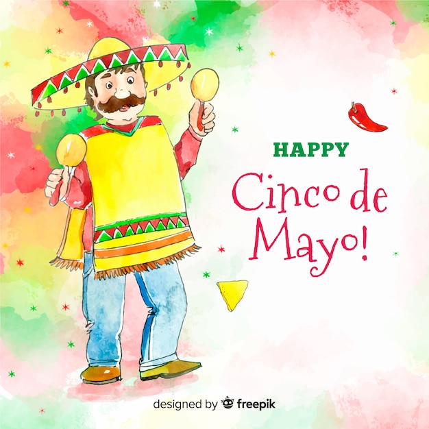 Vector gratuito cinco de mayo