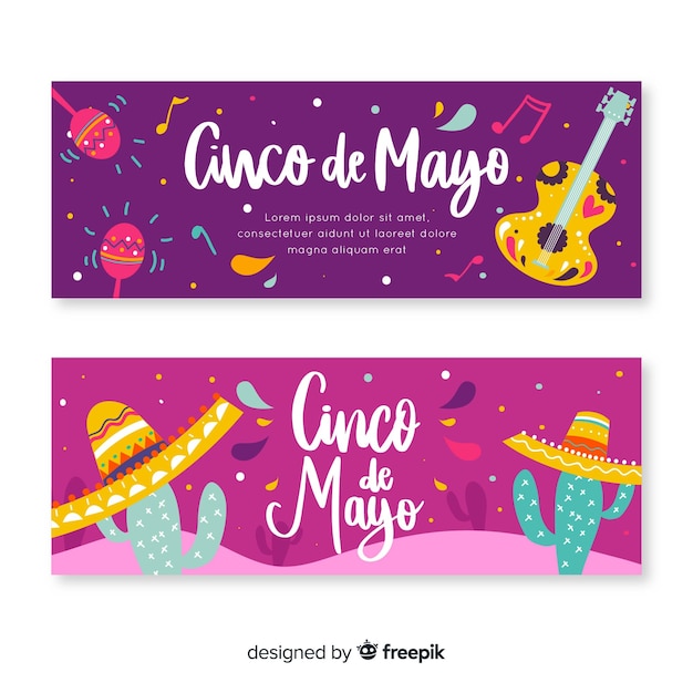 Vector gratuito cinco de mayo