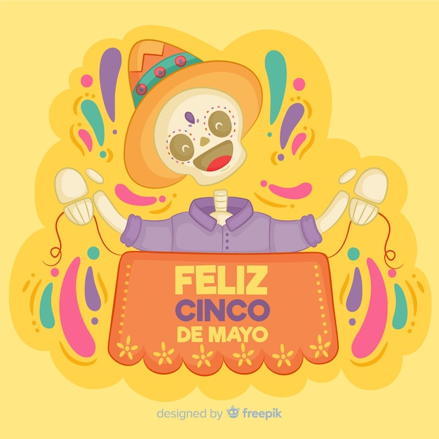 Vector gratuito cinco de mayo