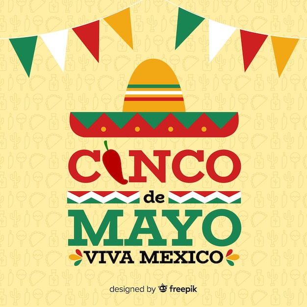 Vector gratuito cinco de mayo