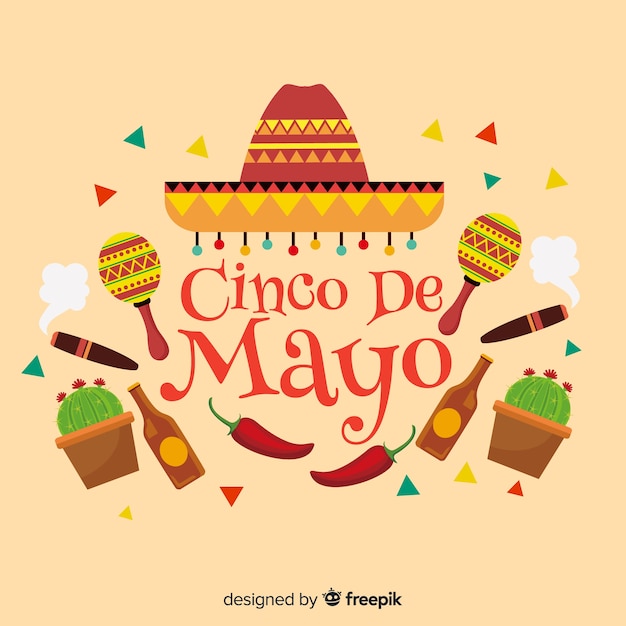 Vector gratuito cinco de mayo