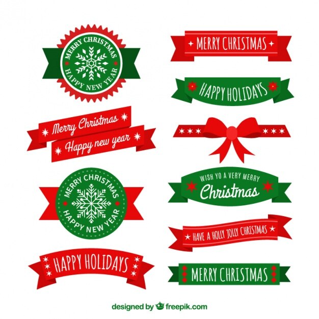 Cintas de navidad con diferentes diseños
