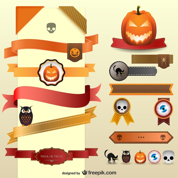 Cintas y ornamentos para halloween