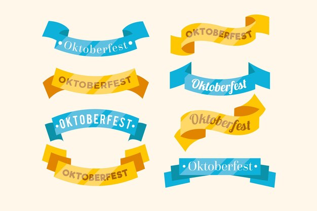 Cintas planas del festival Oktoberfest