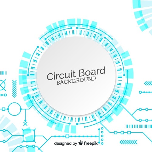 Vector gratuito circuito de fondo del tablero