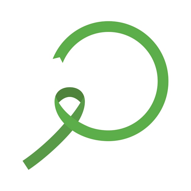 Círculo de cinta de concienciación verde