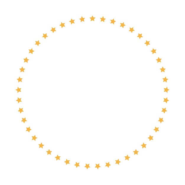 círculo de estrellas