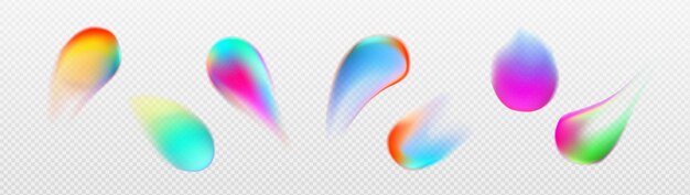 Círculo de gradiente borroso y gradación de colores abstractos