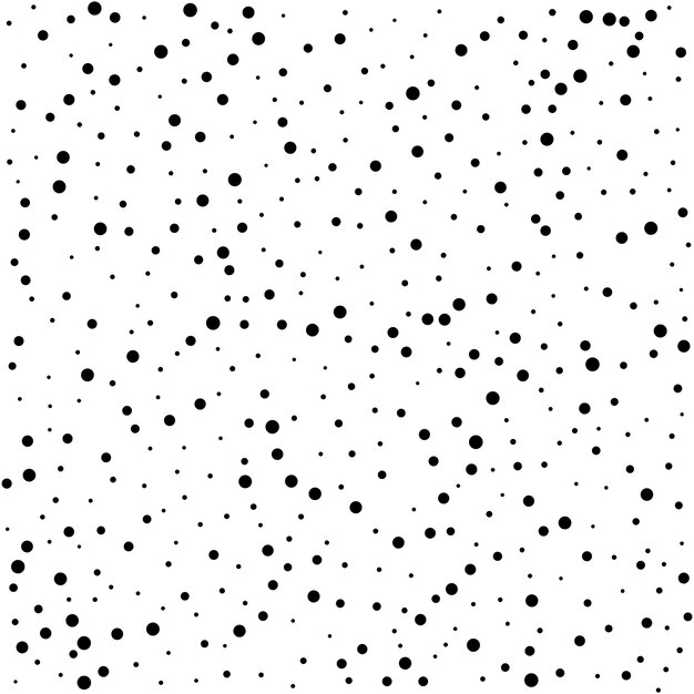 Círculo de patrones sin fisuras con semitono punteado aislado sobre fondo blanco Ilustración vectorial