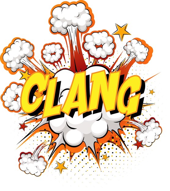 Clang de palabra en comic cloud