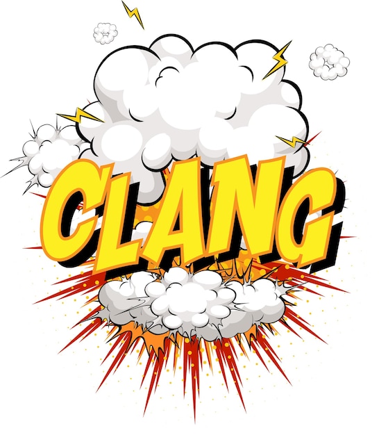 Clang de palabra en comic cloud
