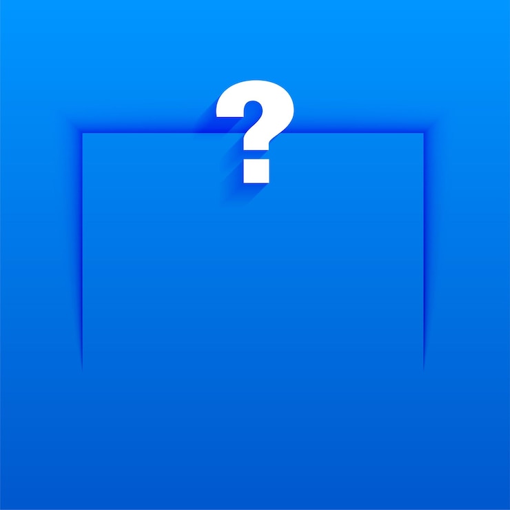 Vector gratuito clearing doubts with a question mark background design