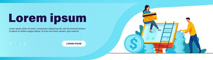 Vector gratuito cliente bancario que solicita tarjetas de crédito en línea. mujer en el monitor con acuerdo firmado, dinero, ilustración vectorial plana en efectivo