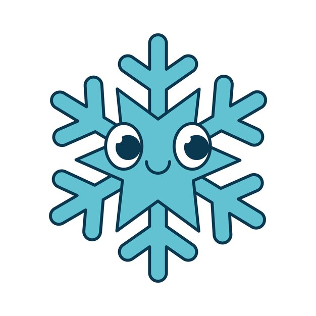 clima personaje de dibujos animados invierno