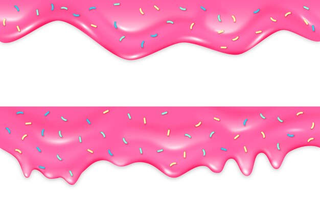 Cobertura rosa con estilo de fondo de chispitas