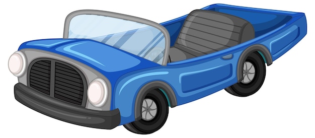 Vector gratuito coche antiguo en diseño de dibujos animados