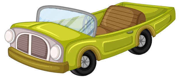 Vector gratuito coche antiguo en diseño de dibujos animados