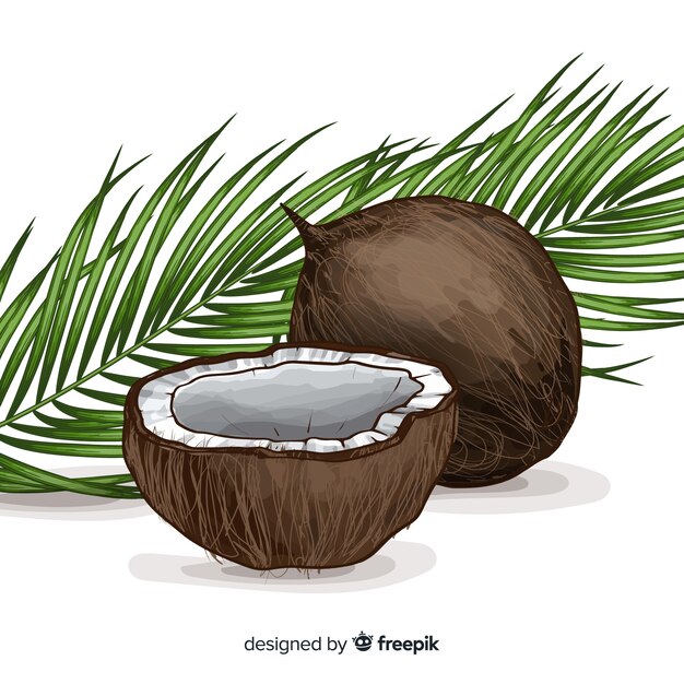 Coco dibujado a mano