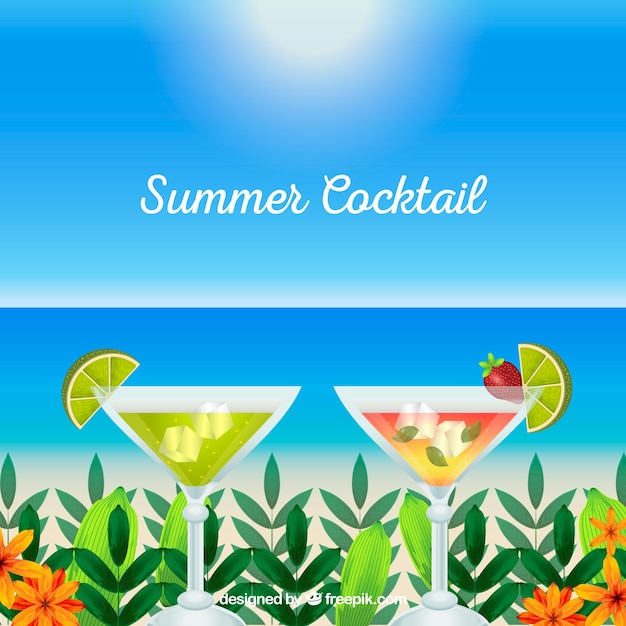 Cóctel refrescante de verano