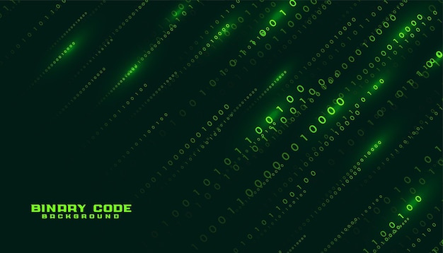 código binario de estilo matriz de fondo digital con cero y un dígito