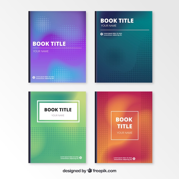 Colección abstracta de covers