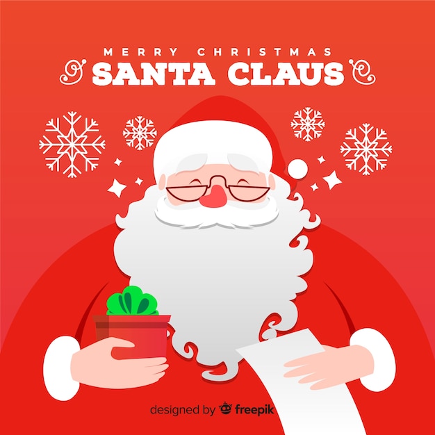 Colección adorable de personajes de santa claus dibujados a mano