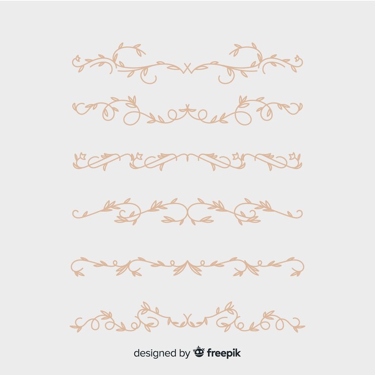 Vector gratuito colección adornos florales