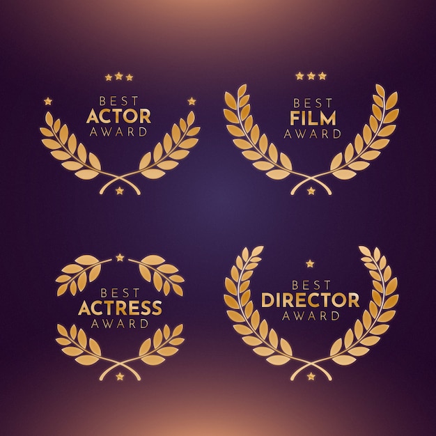 La colección de adornos de los premios de cine de los Oscars.