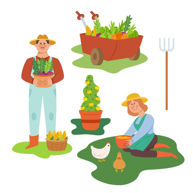 Colección de agricultores