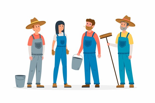 Colección de agricultores